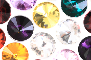 Image showing color diamonds texture