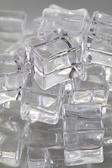 Image showing ice cubes texture