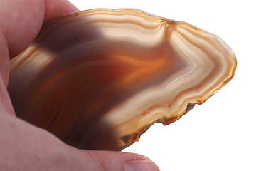 Image showing natural agate isolated