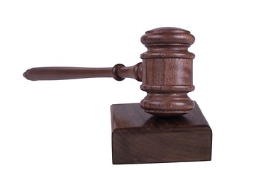 Image showing gavel on white