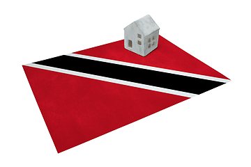 Image showing Small house on a flag - Trinidad and Tobago