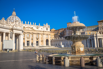 Image showing Cupola of Saint Peter Cathedral in Vatican