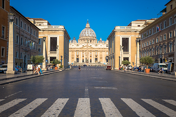 Image showing Cupola of Saint Peter Cathedral in Vatican