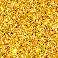 Image showing Golden sparkles texture. EPS 10