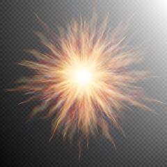 Image showing Explosion, big bang, fire burst. EPS 10