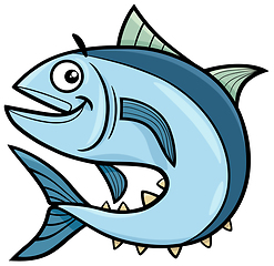 Image showing tuna fish cartoon character