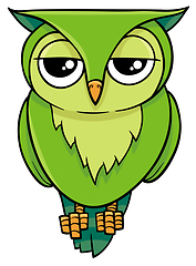 Image showing cartoon owl animal character