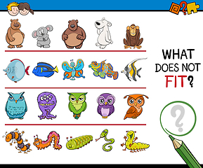 Image showing find mismatched picture game