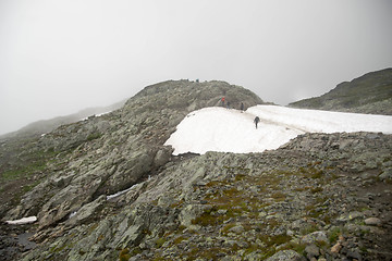 Image showing Mountain hiking in Norway