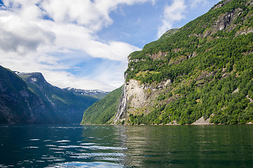 Image showing Dramatic fjord landscape in Norway