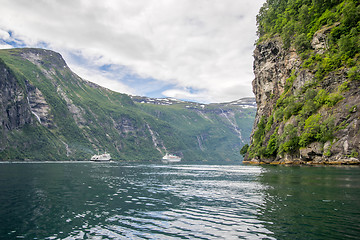 Image showing Dramatic fjord landscape in Norway