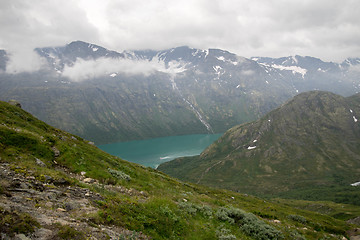 Image showing Mountain hiking in Norway