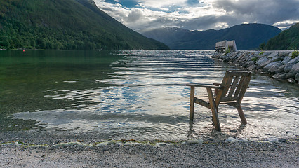 Image showing Travel in norwegian fjord