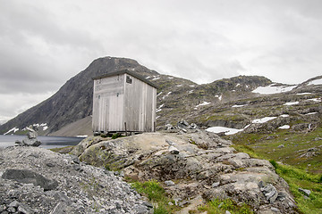 Image showing Dramatic mountain landscape in Scandinavia