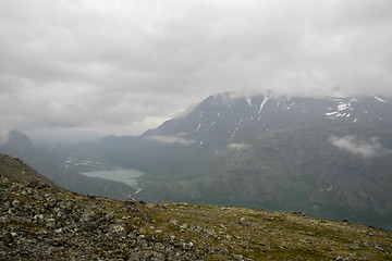 Image showing Mountain hiking in Norway