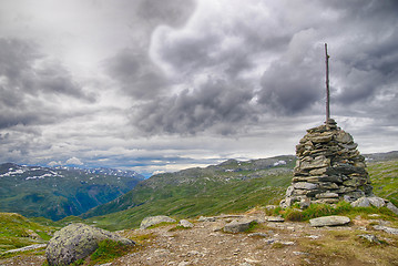 Image showing Travel in Norway mountains at summer