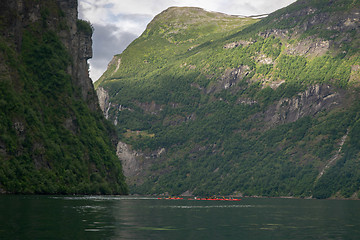 Image showing Dramatic fjord landscape in Norway