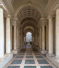 Image showing Luxury palace with marble columns in Rome