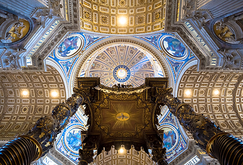 Image showing Saint Peter in Rome: Cupola Decoration