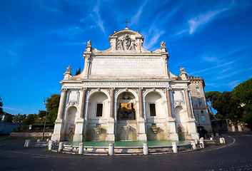 Image showing Rome - Fontana dell\'acqua Paola (fountain of water Paola)