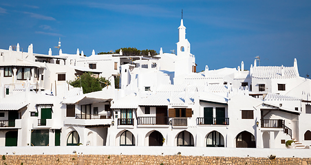 Image showing Traditional village in Menorca, Spain