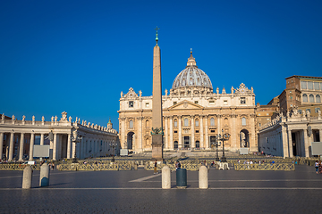 Image showing Cupola of Saint Peter Cathedral in Vatican