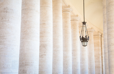 Image showing Bernini Colonnade at Vatican