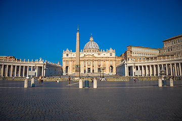 Image showing Cupola of Saint Peter Cathedral in Vatican