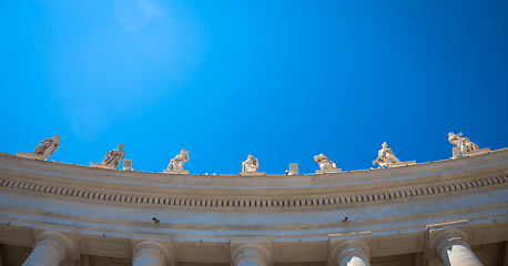 Image showing Saint Peter Columns in Rome