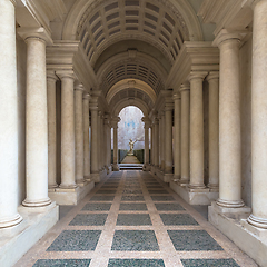 Image showing Luxury palace with marble columns in Rome