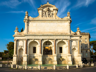 Image showing Rome - Fontana dell\'acqua Paola (fountain of water Paola)