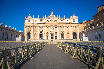 Image showing Cupola of Saint Peter Cathedral in Vatican