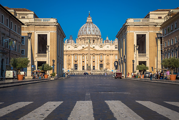 Image showing Cupola of Saint Peter Cathedral in Vatican