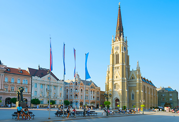 Image showing People Liberty Square. Novi Sad