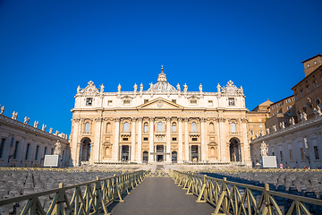 Image showing Cupola of Saint Peter Cathedral in Vatican