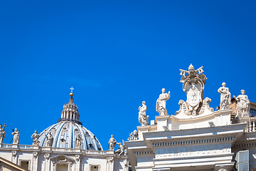 Image showing Vatican City with Cupola