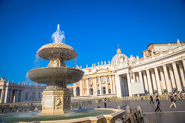 Image showing Cupola of Saint Peter Cathedral in Vatican