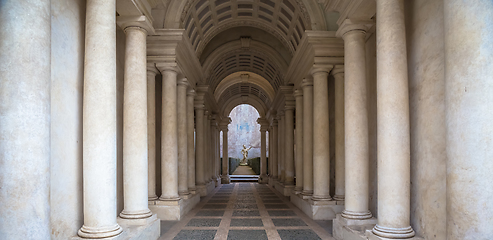 Image showing Luxury palace with marble columns in Rome