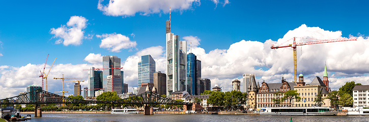 Image showing Ginancial district in Frankfurt