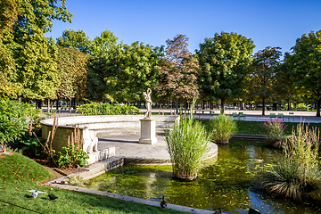 Image showing Tuileries Garden, Paris, France