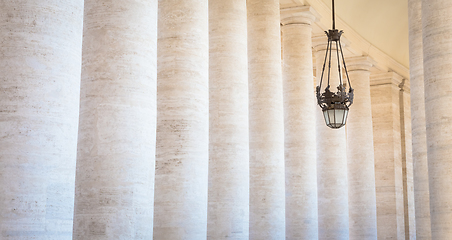 Image showing Bernini Colonnade at Vatican