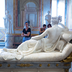 Image showing Classical statue of Pauline Bonaparte, made by Antonio Canova