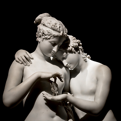 Image showing Cupid and Psyche (Amore e Psiche) - symbol of eternal love, by s