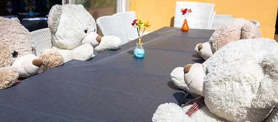 Image showing Meeting with Teddy Bears