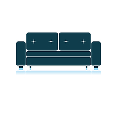 Image showing Cinema Sofa Icon