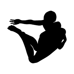 Image showing Naked sexy girls silhouette