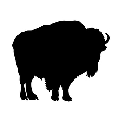 Image showing Yak Silhouette