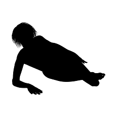 Image showing Naked sexy girls silhouette