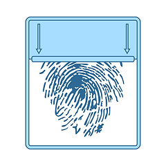 Image showing Fingerprint Scan Icon