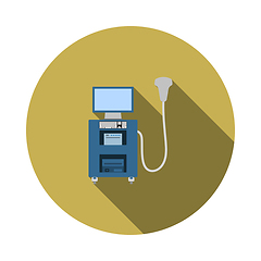 Image showing Ultrasound Diagnostic Machine Icon